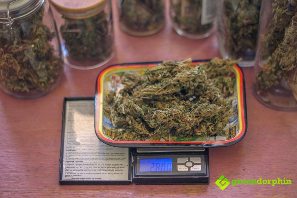 Measuring marijuana - 28 grams = 1 ounces 