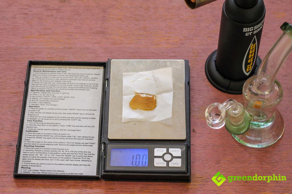 1 gram cannabis concentrate 