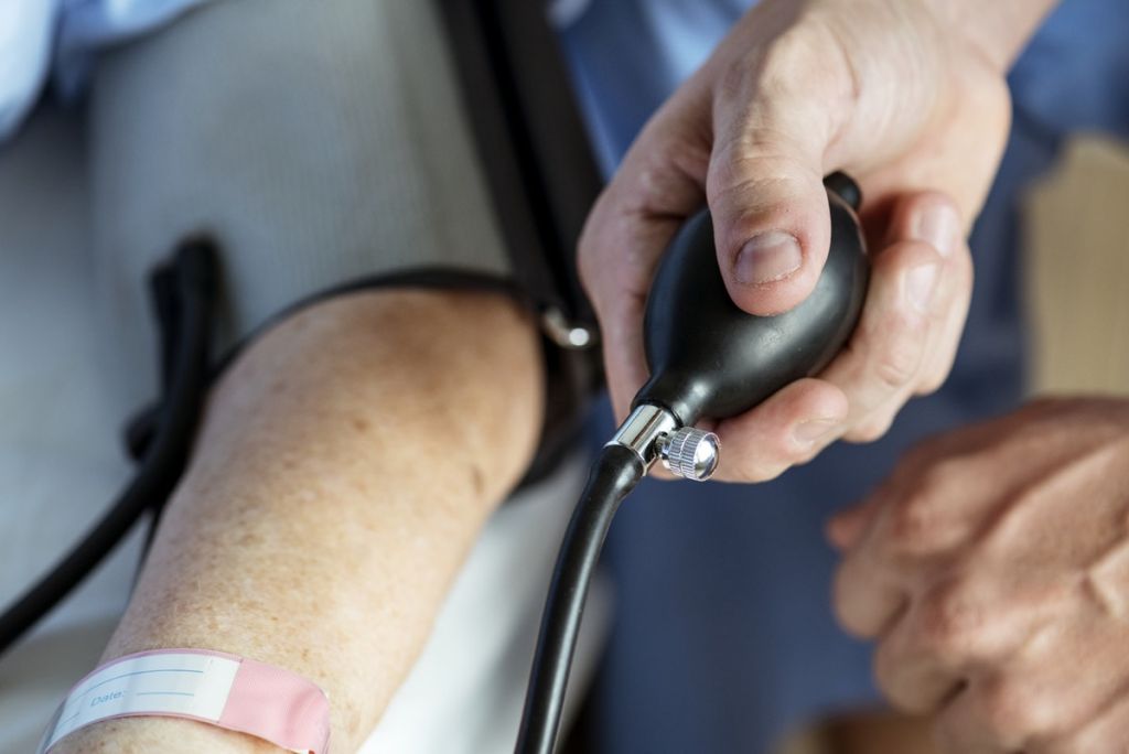 Nurse looking after medical cannabis patient