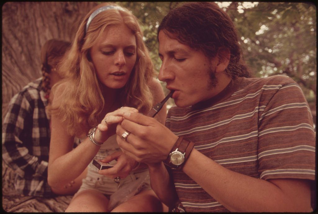Vintage Photos of Teens Smoking Marijuana in Texas in the 70’s Cannabis Counterculture