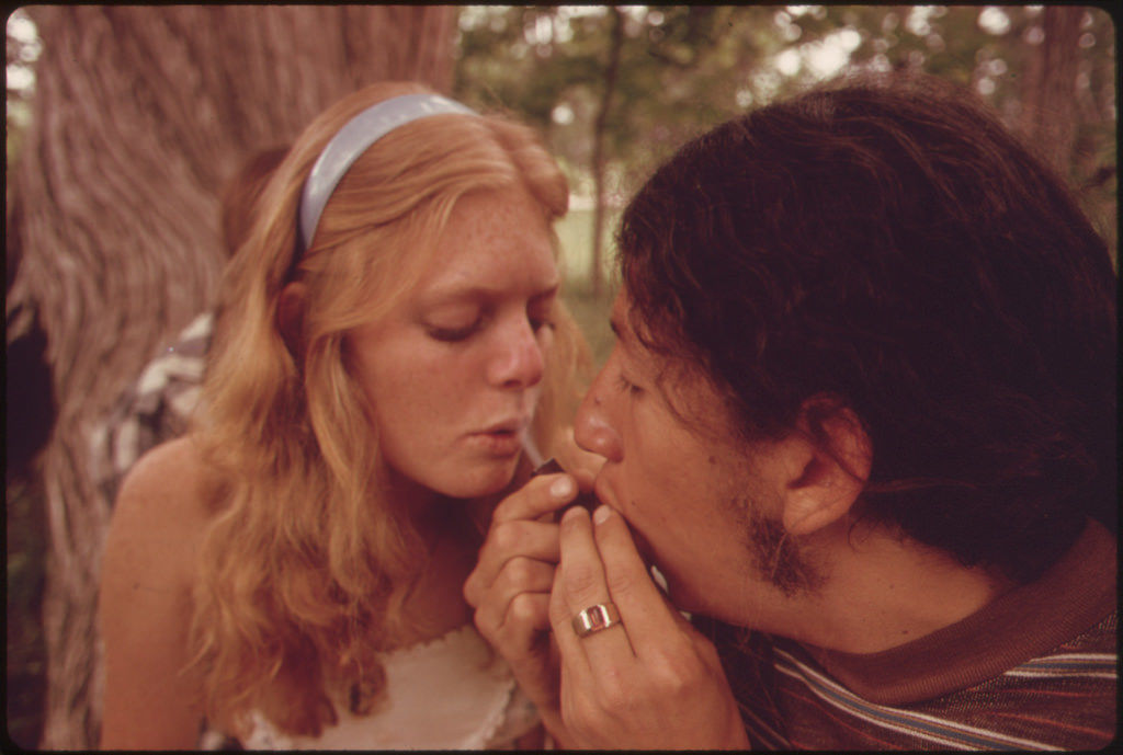 Vintage Photos of Teens Smoking Marijuana in Texas in the 70’s