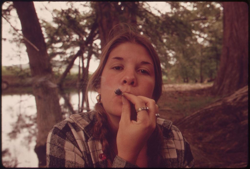 Vintage Photos of Teens Smoking Marijuana in Texas in the 70’s