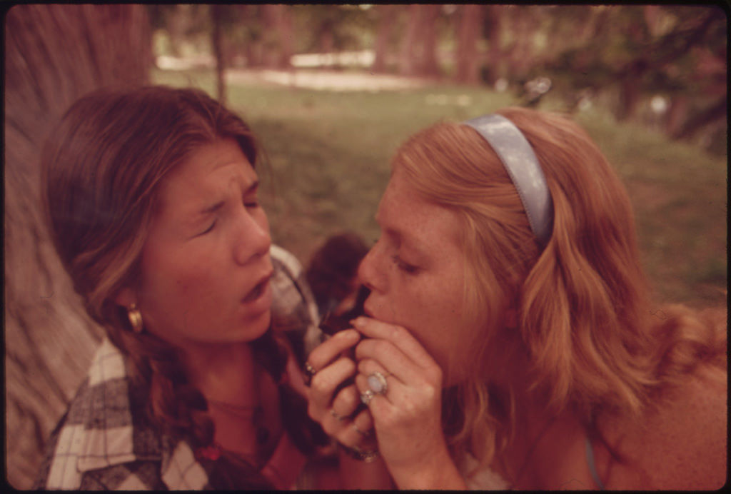 Vintage Photos of Teens Smoking Marijuana in Texas in the 70’s