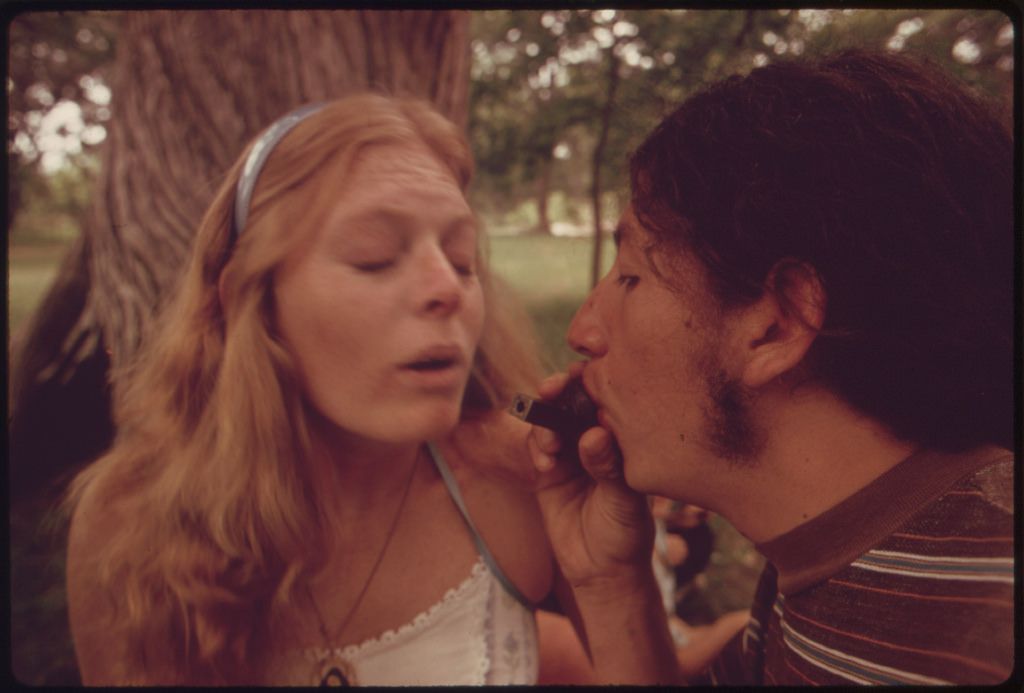 Vintage Photos of Teens Smoking Marijuana in Texas in the 70’s