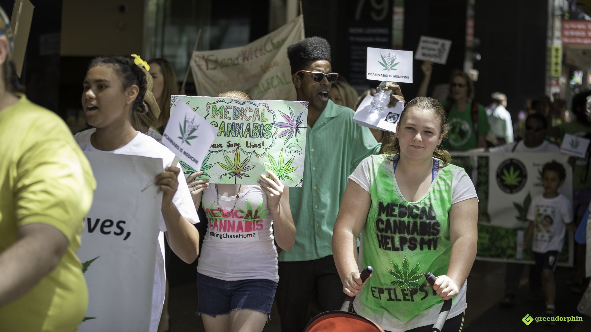 Medical Cannabis Law Reform March - Brisbane, Australia