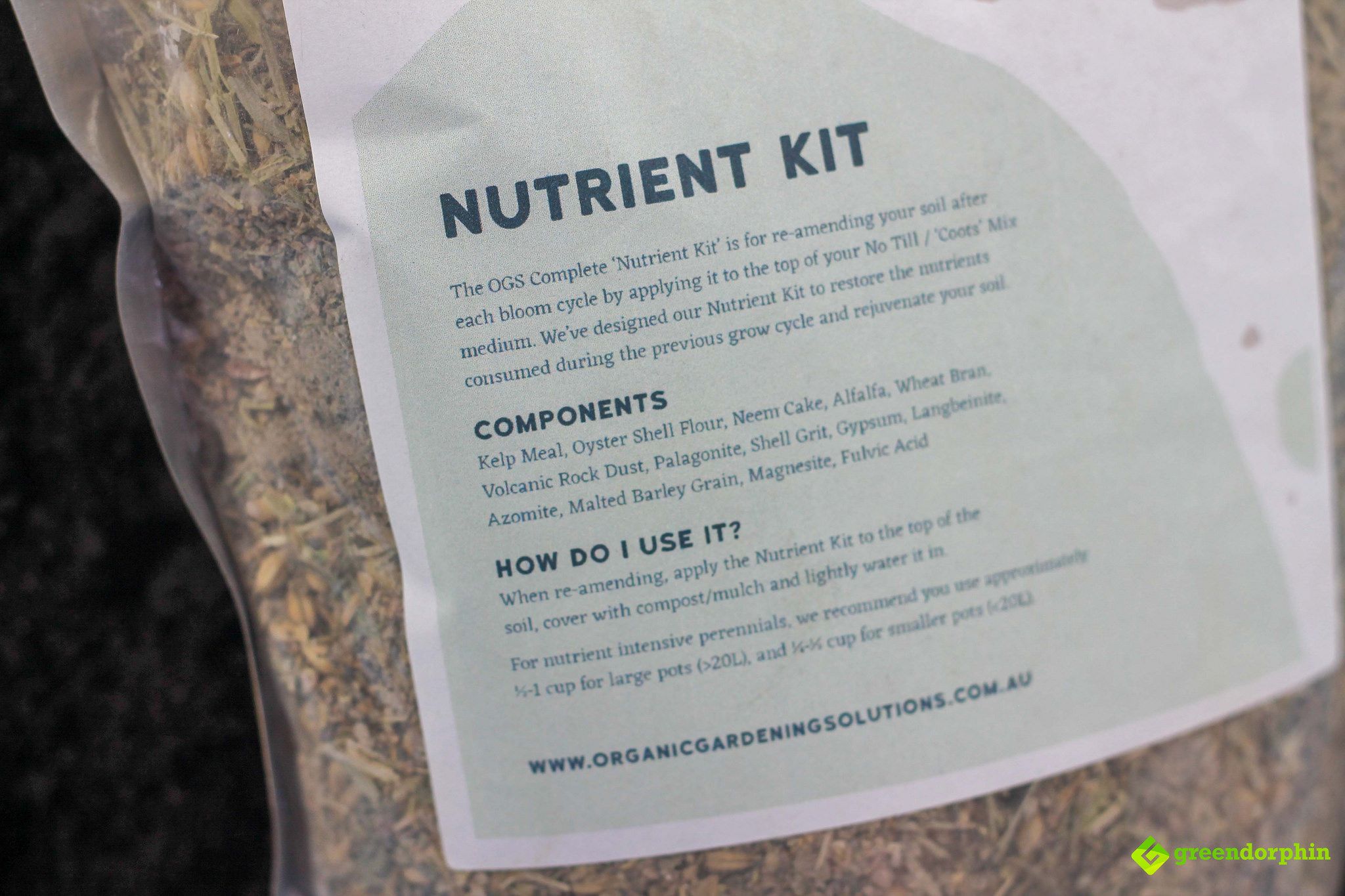 No-Till Soil OGS nutrient kit