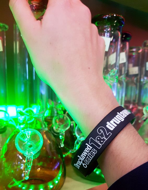 Druglawed USB Wristband