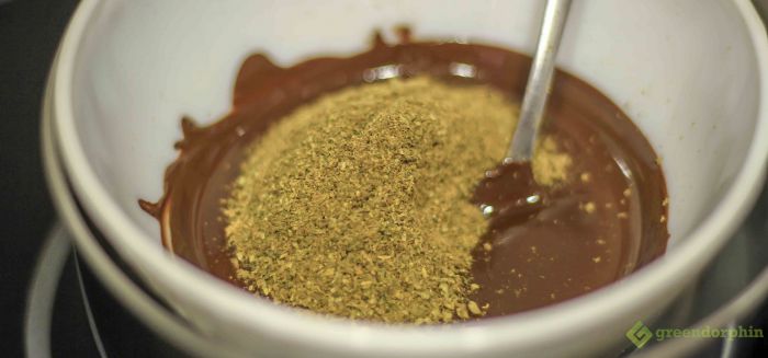 Cannabis in chocolate - alternative to smoking marijuana