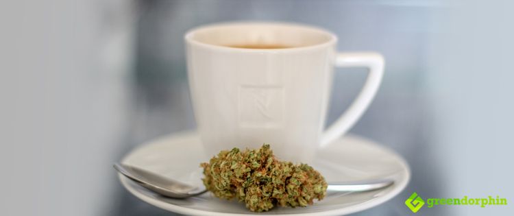Ingestion is also possible via drinking and non-alcoholic Cannabis drinks like cannabis coffee.